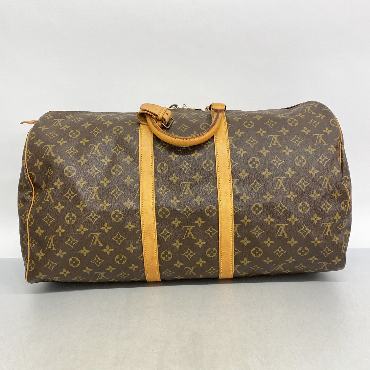 【5he4943-h】ルイヴィトン ボストンバッグ モノグラム キーポル55 M41424 ブラウン【中古】メンズ レディース ユニセックス