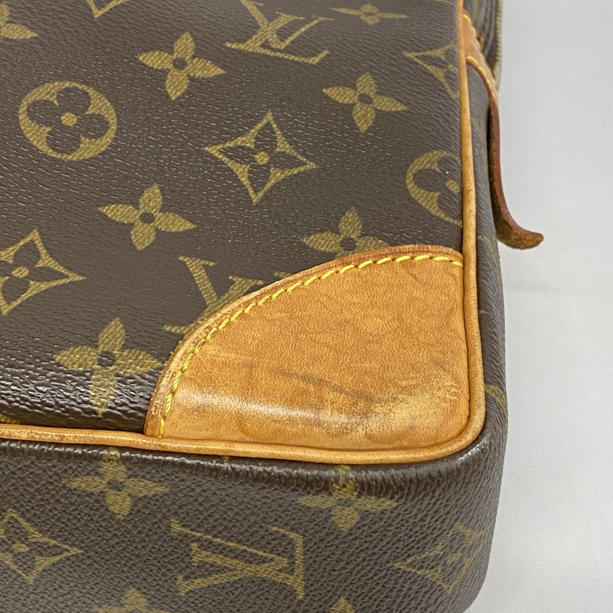 【5he4948-h】ルイヴィトン ブリーフケース モノグラム ポルトドキュマンヴォワヤージュ M53361 ブラウン【中古】メンズ