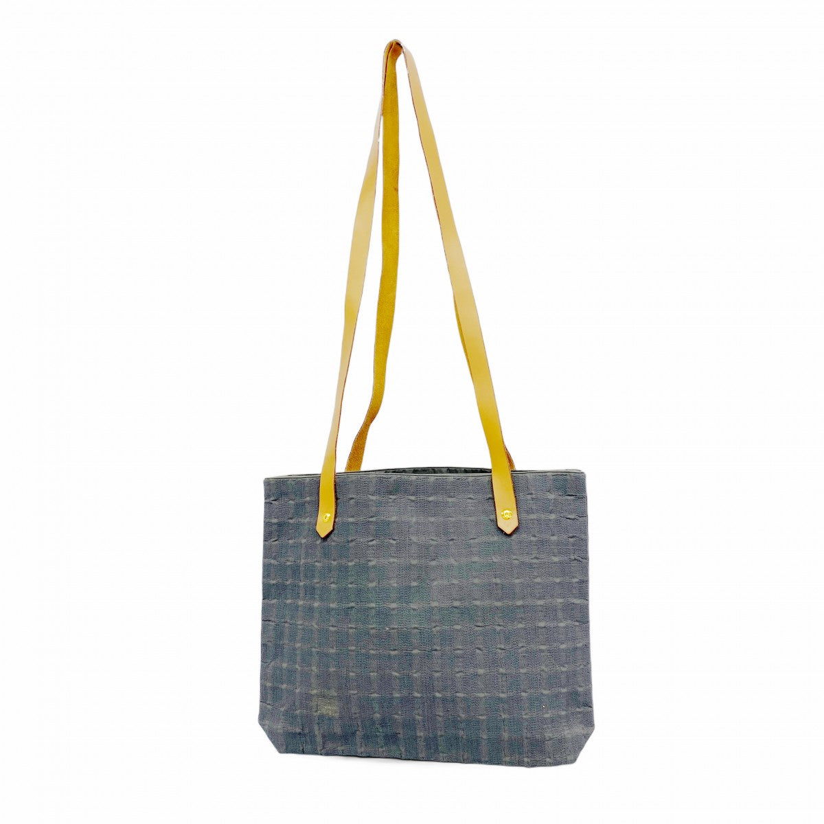 【5he4950-h】エルメス ショルダーバッグ アメダバカバドゥポッシュ キャンバス グレー ゴールド金具【中古】レディース