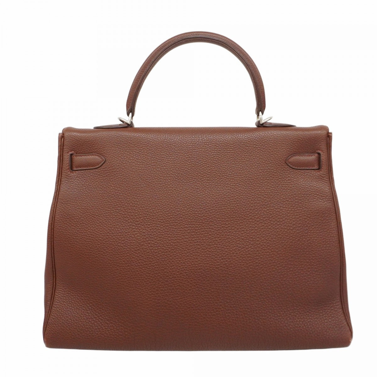【5he5149-h】エルメス ハンドバッグ ケリー35 トゴ ルージュアッシュ シルバー金具 □D刻印【中古】レディース