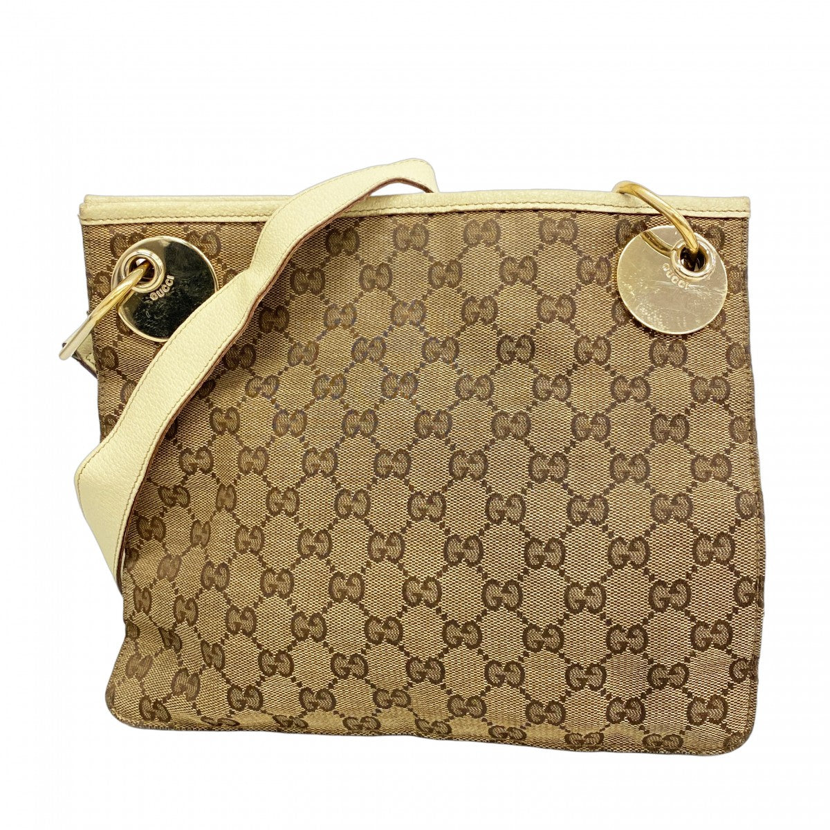 【訳あり】GUCCI ゴールド金具 GGキャンバス 90656 ショルダーバッグ 訳あり】GUCCI ゴールド金具 GGキャンバス 90656 ショルダー
