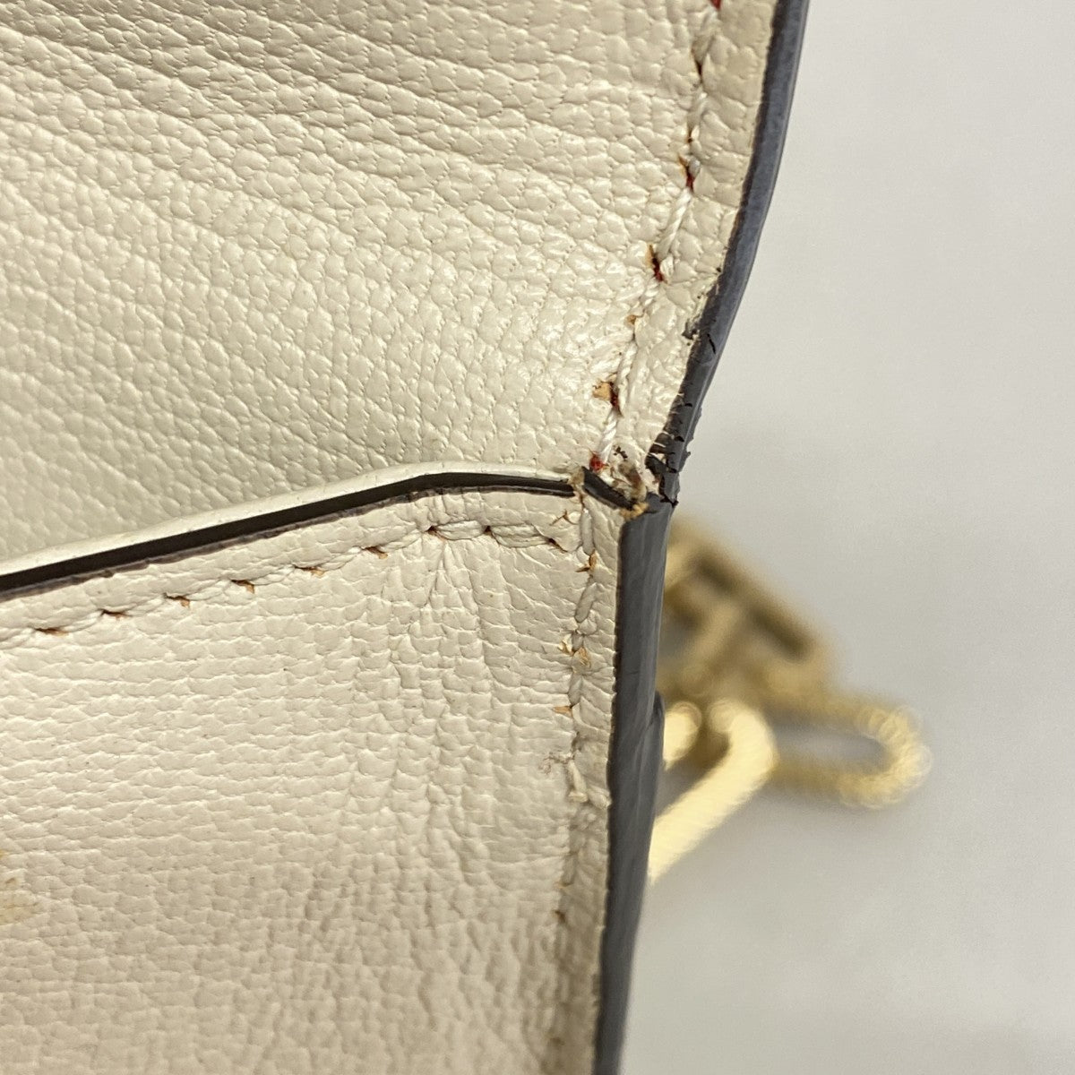 【5he5215-h】グッチ ショルダーバッグ 466433 レザー パイソン ベージュ ゴールド金具【中古】レディース