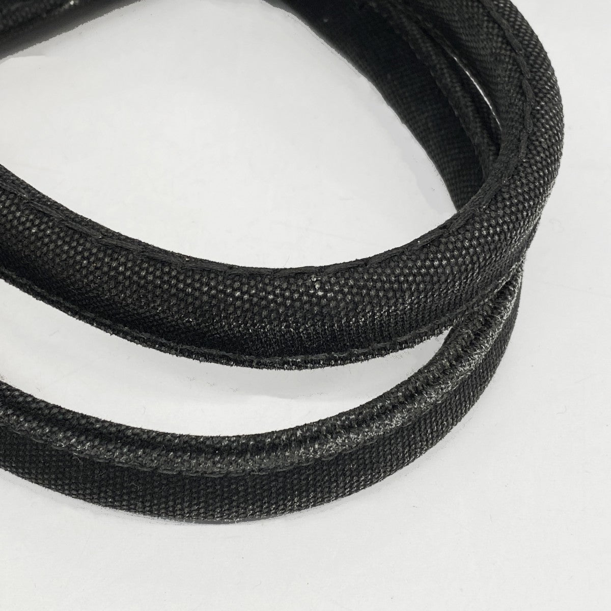 【5he5252-h】プラダ ハンドバッグ カナパ キャンバス ブラック ゴールド金具【中古】レディース