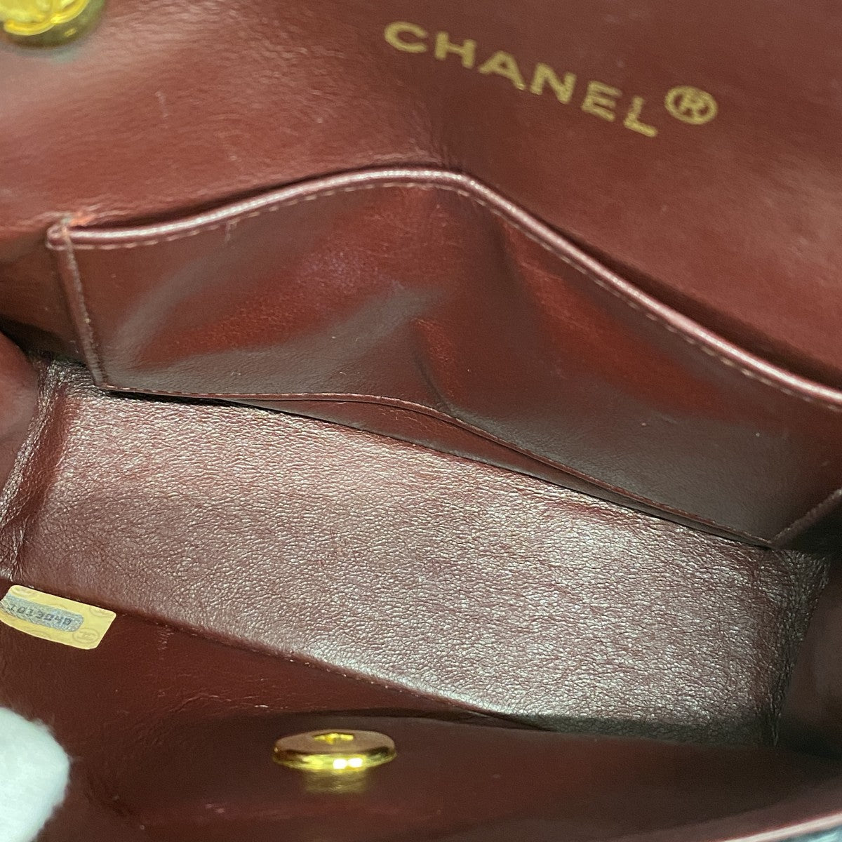 【5he5415-h】シャネル ショルダーバッグ マトラッセ チェーンショルダー ラムスキン ブラック ゴールド金具【中古】レディース