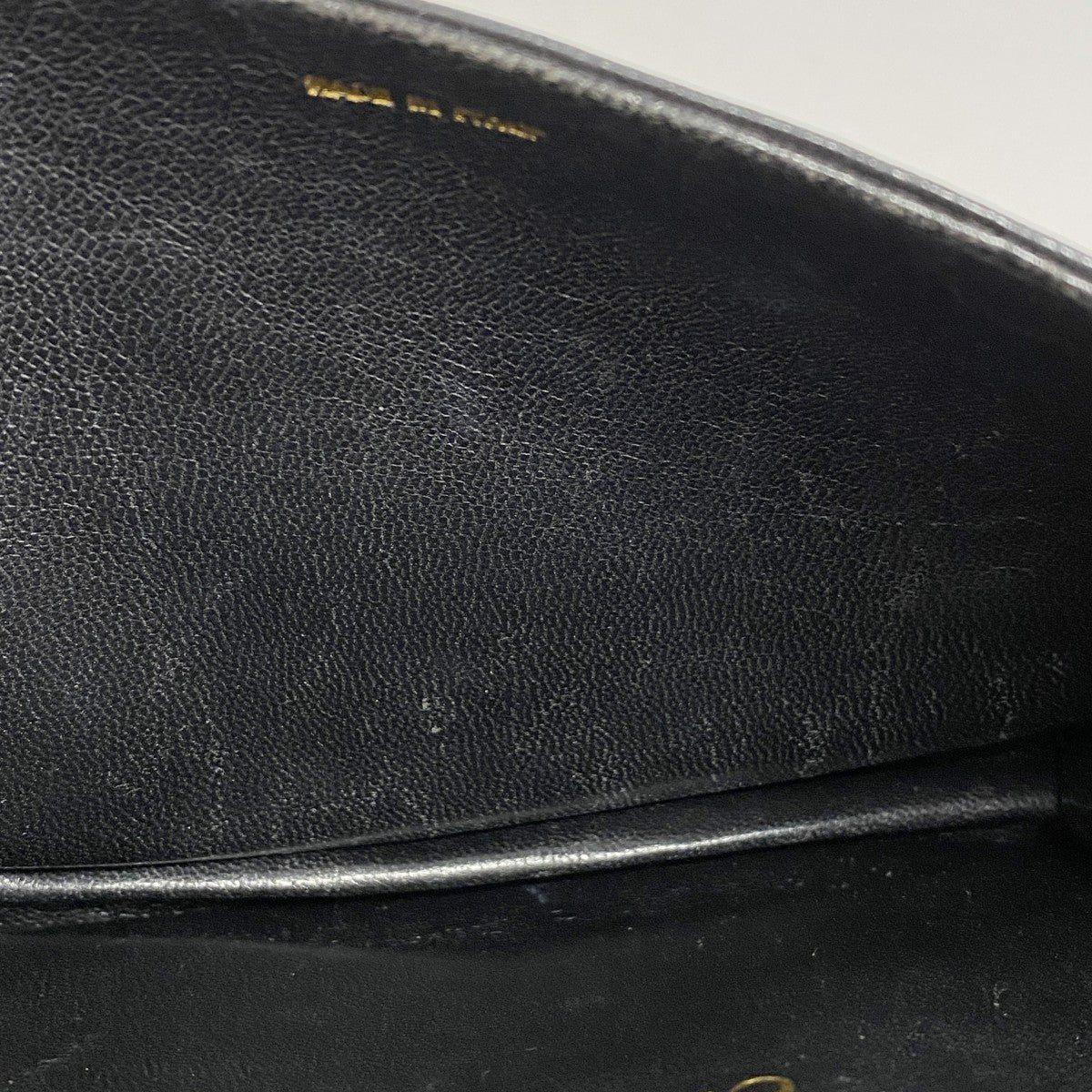 【5he5449-h】シャネル ショルダーバッグ マトラッセ チェーンショルダー ラムスキン ブラック ゴールド金具【中古】レディース