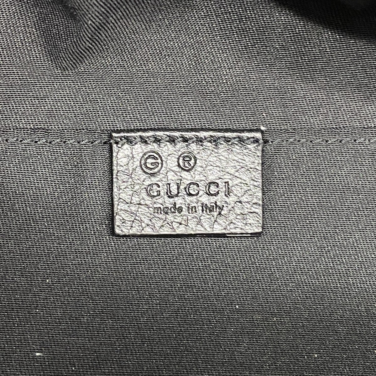 【5he5553-h】グッチ ウエストバッグ GGナイロン 449182 ナイロン ブラック シルバー金具【中古】レディース