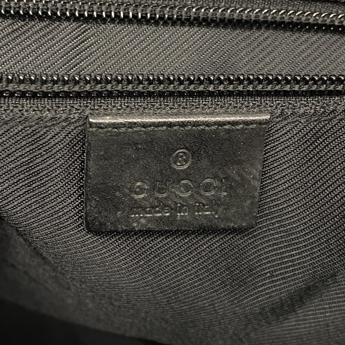 【5he5555-h】グッチ トートバッグ 34339 デニム ブラック シルバー金具【中古】レディース