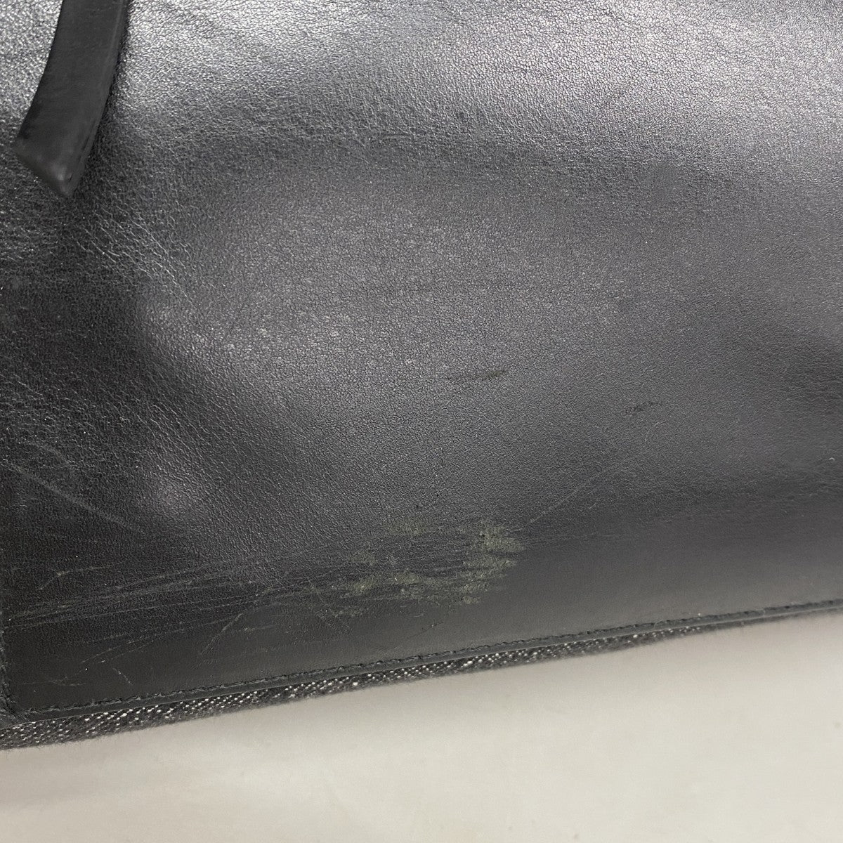 【5he5555-h】グッチ トートバッグ 34339 デニム ブラック シルバー金具【中古】レディース