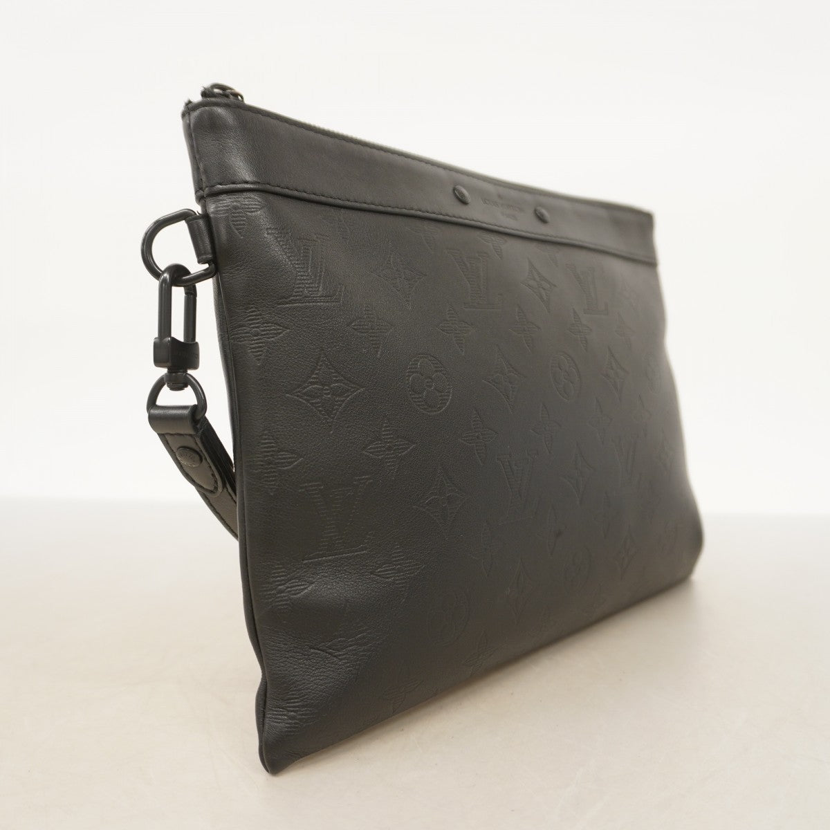 ★SALE【5he5602-h】ルイヴィトン クラッチバッグ モノグラム・シャドウ ポシェットトゥゴー M81570 ノワール【中古】メンズ