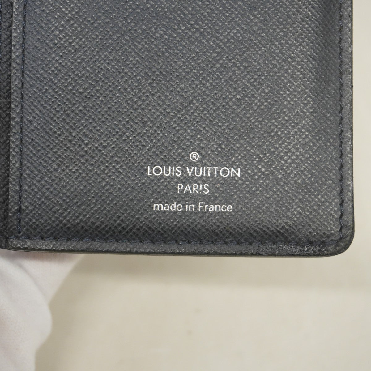 ★SALE【5he5606-h】ルイヴィトン 長財布 タイガ ポルトフォイユブラザ M30502 ブルーマリーヌ【中古】メンズ