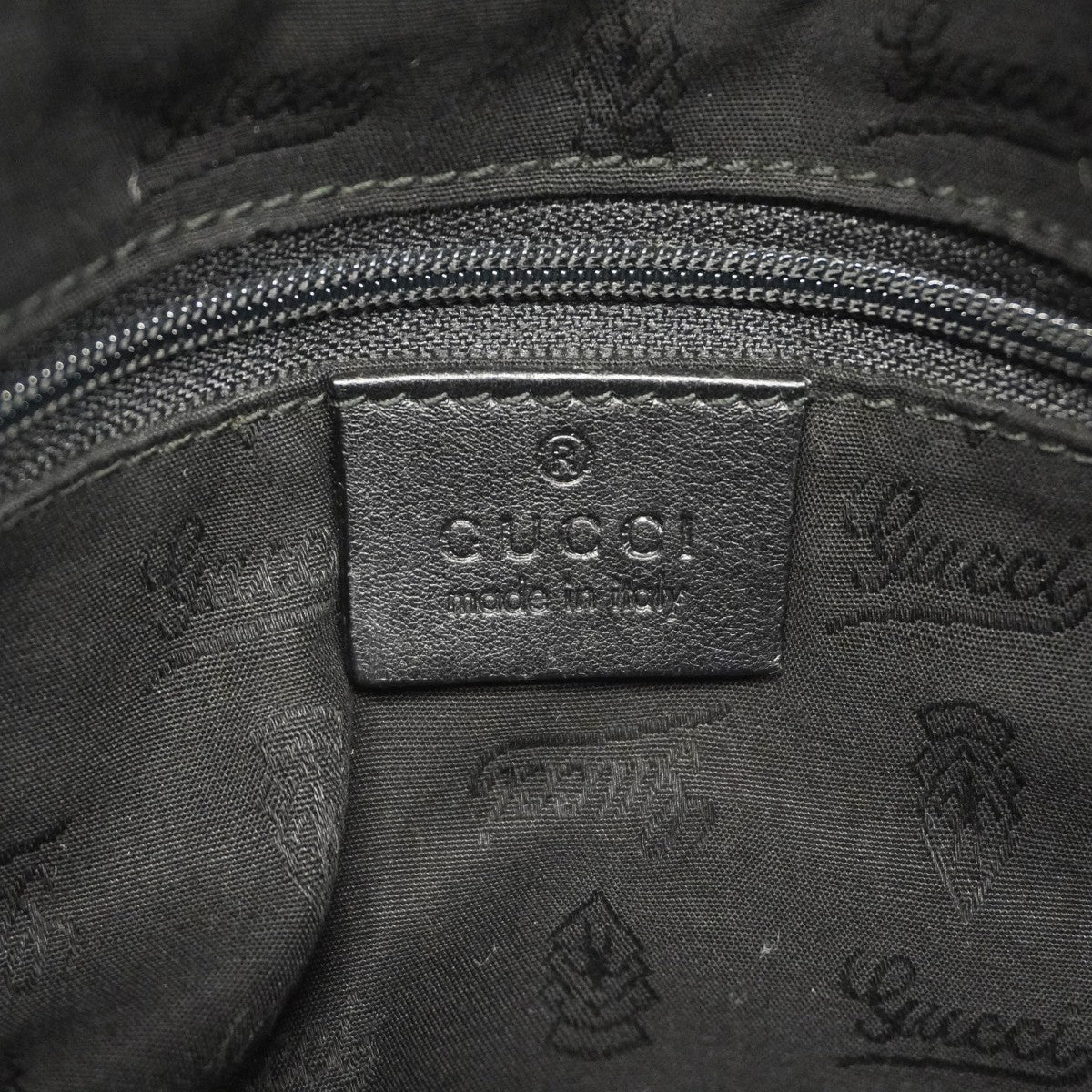 【5he5675-h】グッチ ハンドバッグ グッチシマ スーキー 211944 レザー ブラック シャンパンゴールド金具【中古】レディース