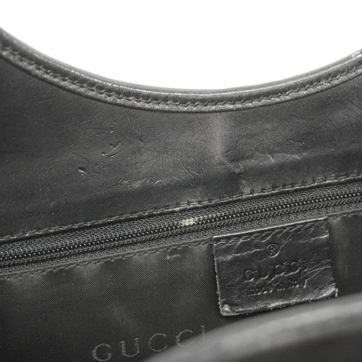 ★SALE【5he5723】グッチ ハンドバッグ ジャッキー 002 1067 ナイロンキャンバス ブラック シルバー金具【中古】レディース