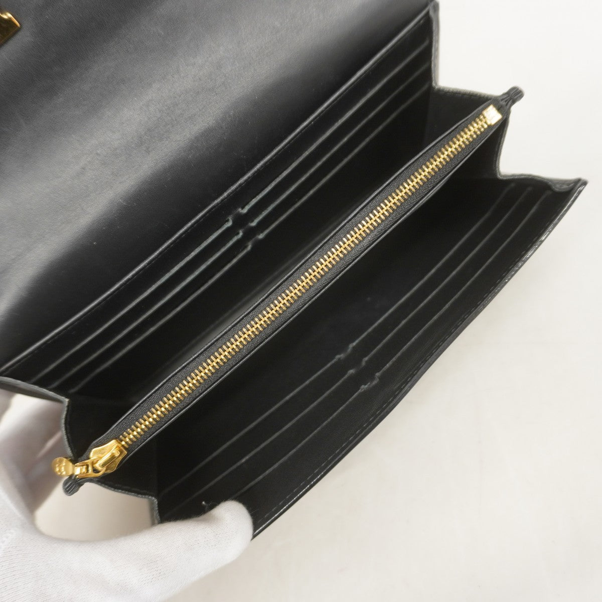 ★SALE【5he5758】ルイヴィトン 長財布 ヴェルニ ポルトフォイユルイーズ M61316 ノワール【中古】レディース