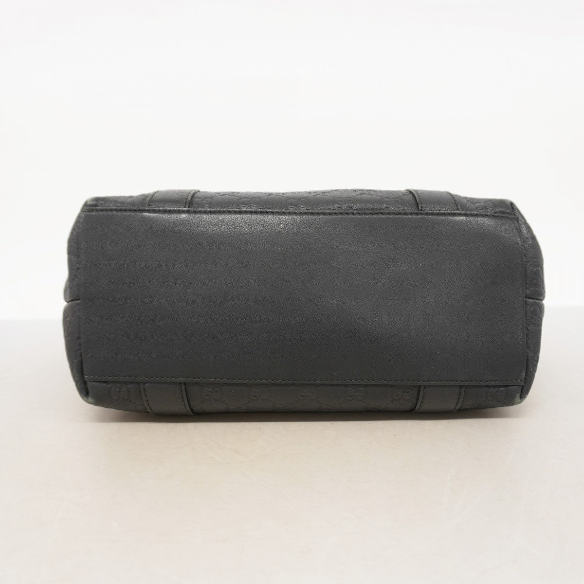 【5he5775】グッチ トートバッグ グッチシマ バンブー 339548 レザー ブラック シャンパンゴールド金具【中古】メンズ レディース ユニセックス