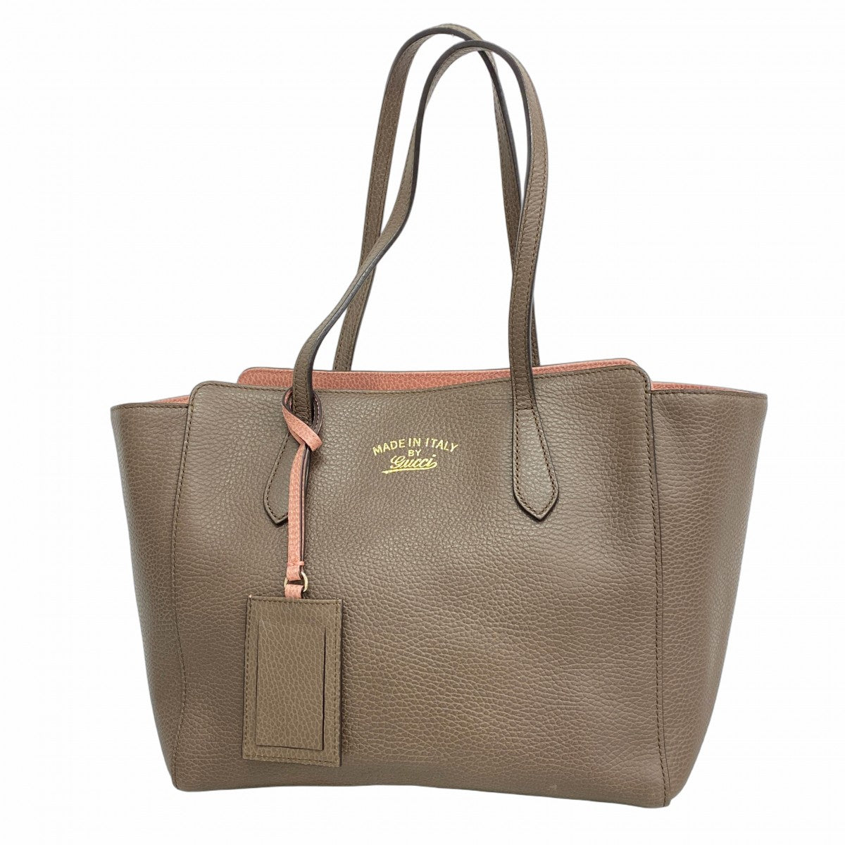 【5he5835】グッチ トートバッグ スウィング 354408 レザー ブラウン シャンパンゴールド金具【中古】レディース