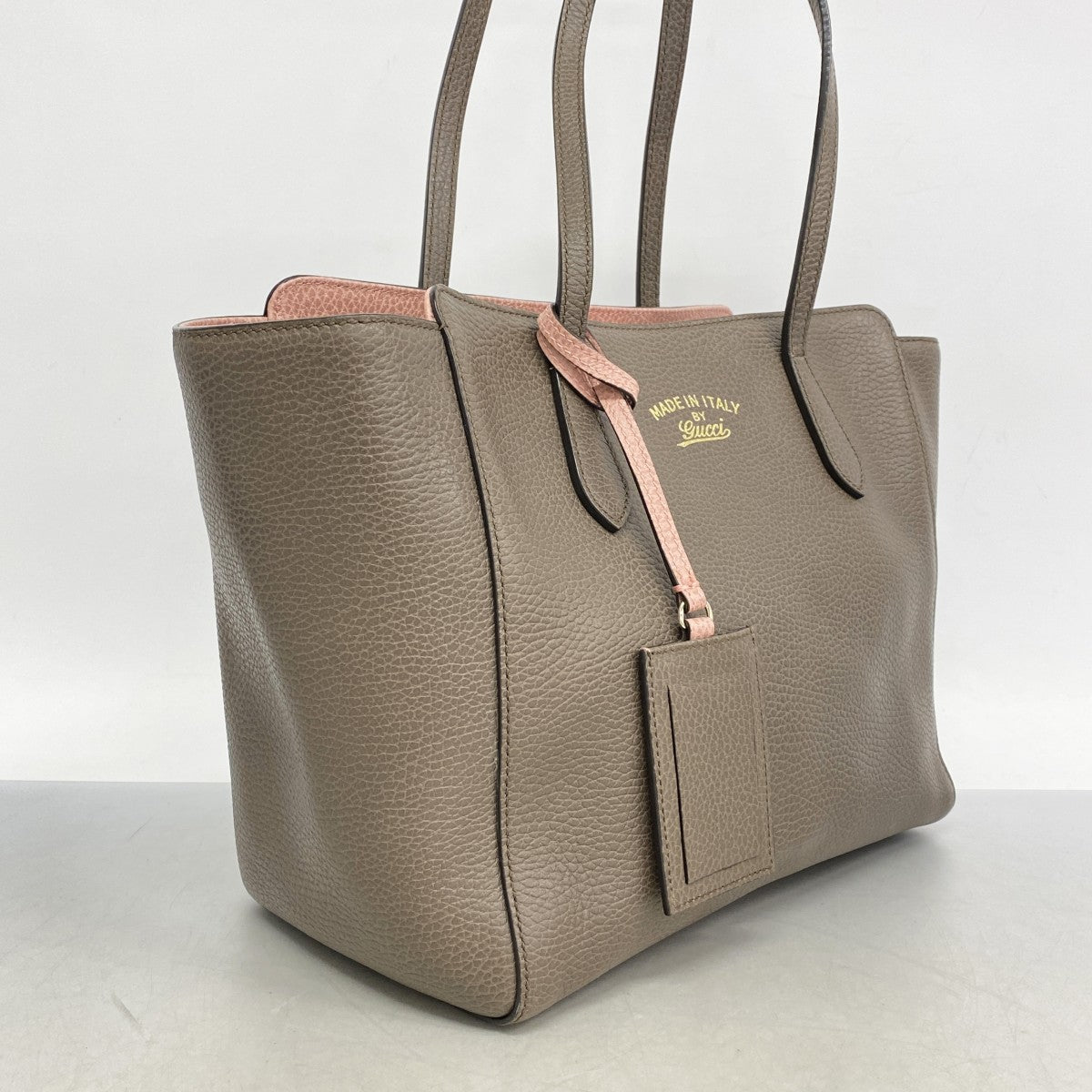 【5he5835】グッチ トートバッグ スウィング 354408 レザー ブラウン シャンパンゴールド金具【中古】レディース