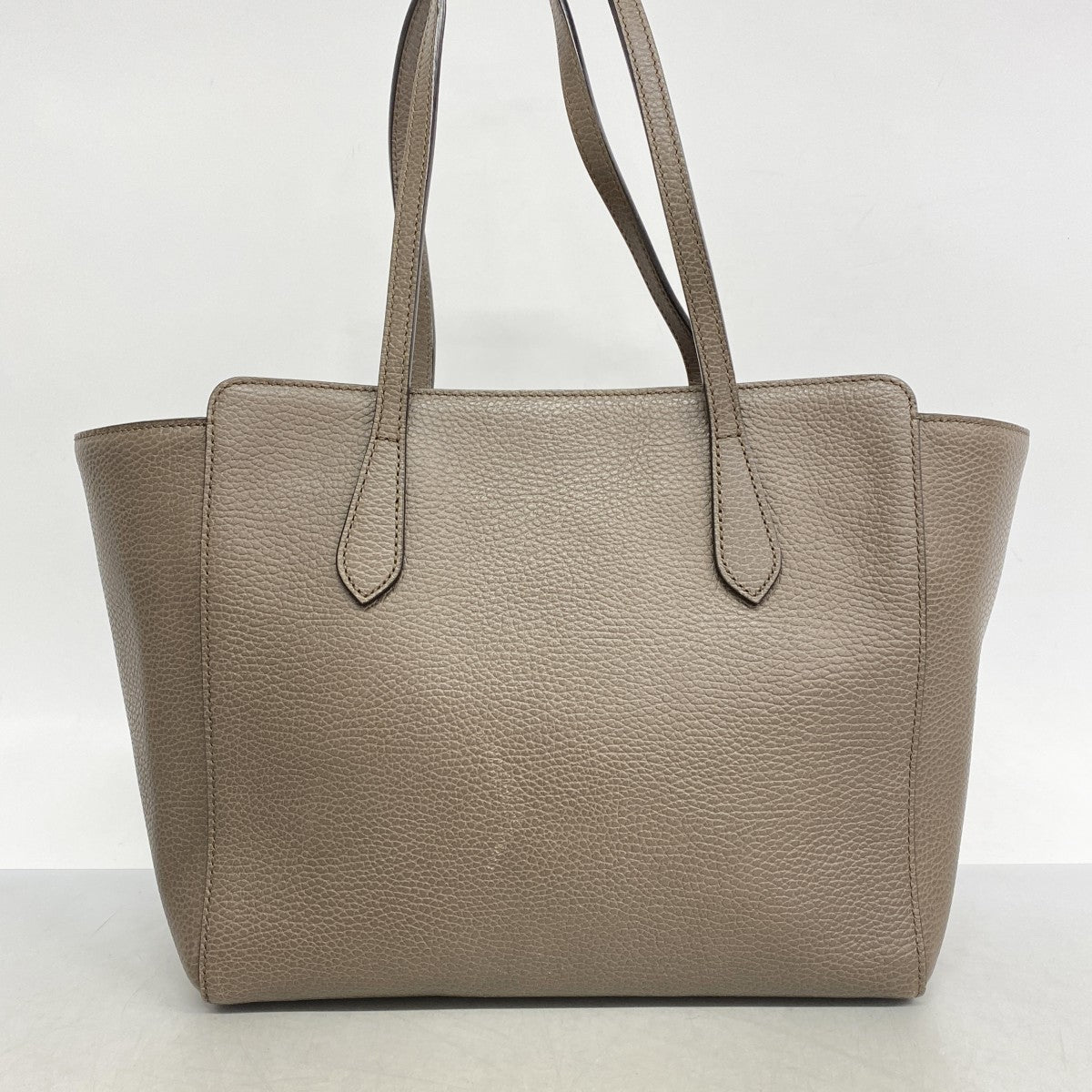 【5he5835】グッチ トートバッグ スウィング 354408 レザー ブラウン シャンパンゴールド金具【中古】レディース