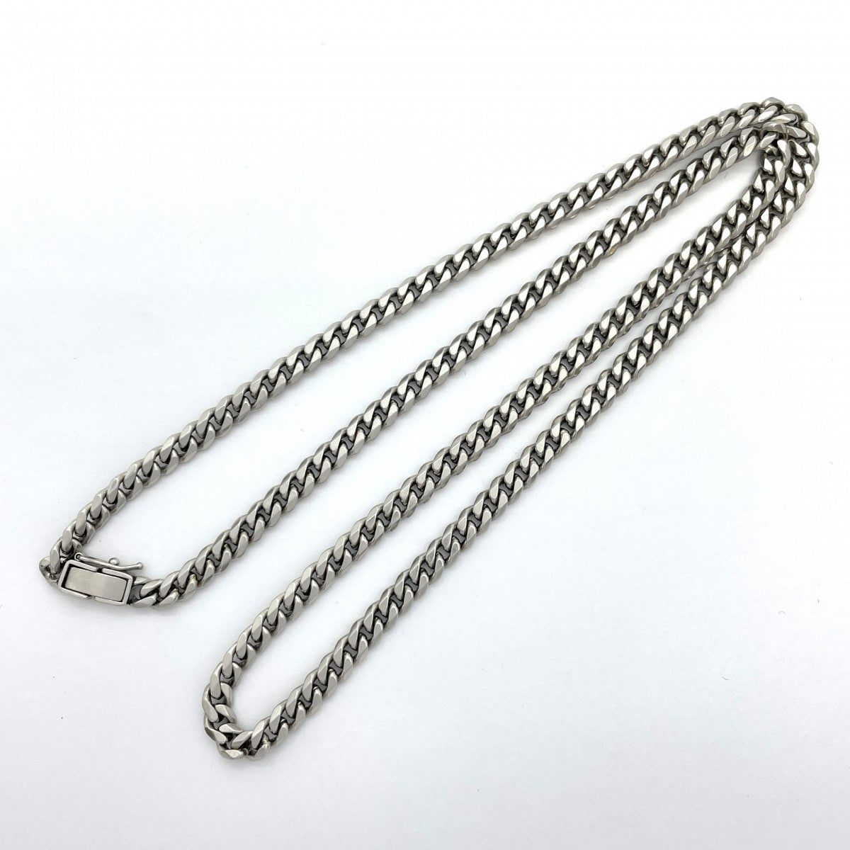【5khd231】喜平 ネックレス Pt850 プラチナ 6面 シングル 52.5cm 51.5g キヘイ【中古】メンズ レディース ユニセックス