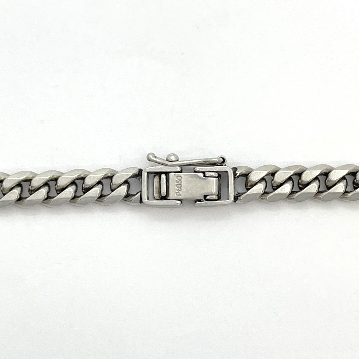 【5khd231】喜平 ネックレス Pt850 プラチナ 6面 シングル 52.5cm 51.5g キヘイ【中古】メンズ レディース ユニセックス