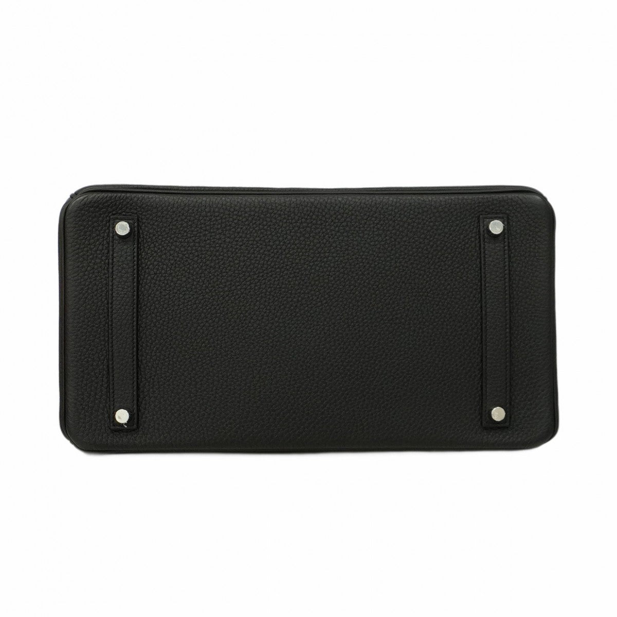 【5ia0217-e-g】エルメス ハンドバッグ バーキン35 トゴ ブラック シルバー金具 K刻印【中古】レディース