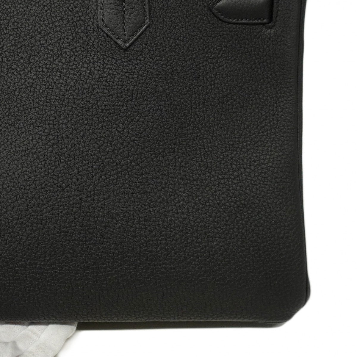 【5ia0217-e-g】エルメス ハンドバッグ バーキン35 トゴ ブラック シルバー金具 K刻印【中古】レディース