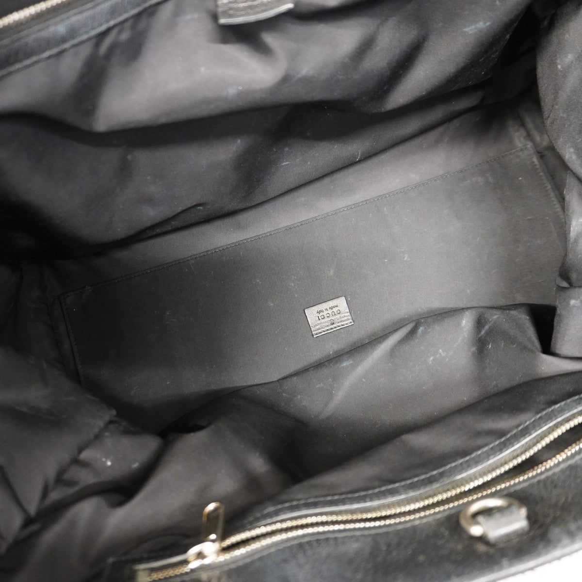 【5ia0316】グッチ トートバッグ オフザグリッド 630353 ナイロンキャンバス レザー ブラック シルバー金具【中古】メンズ