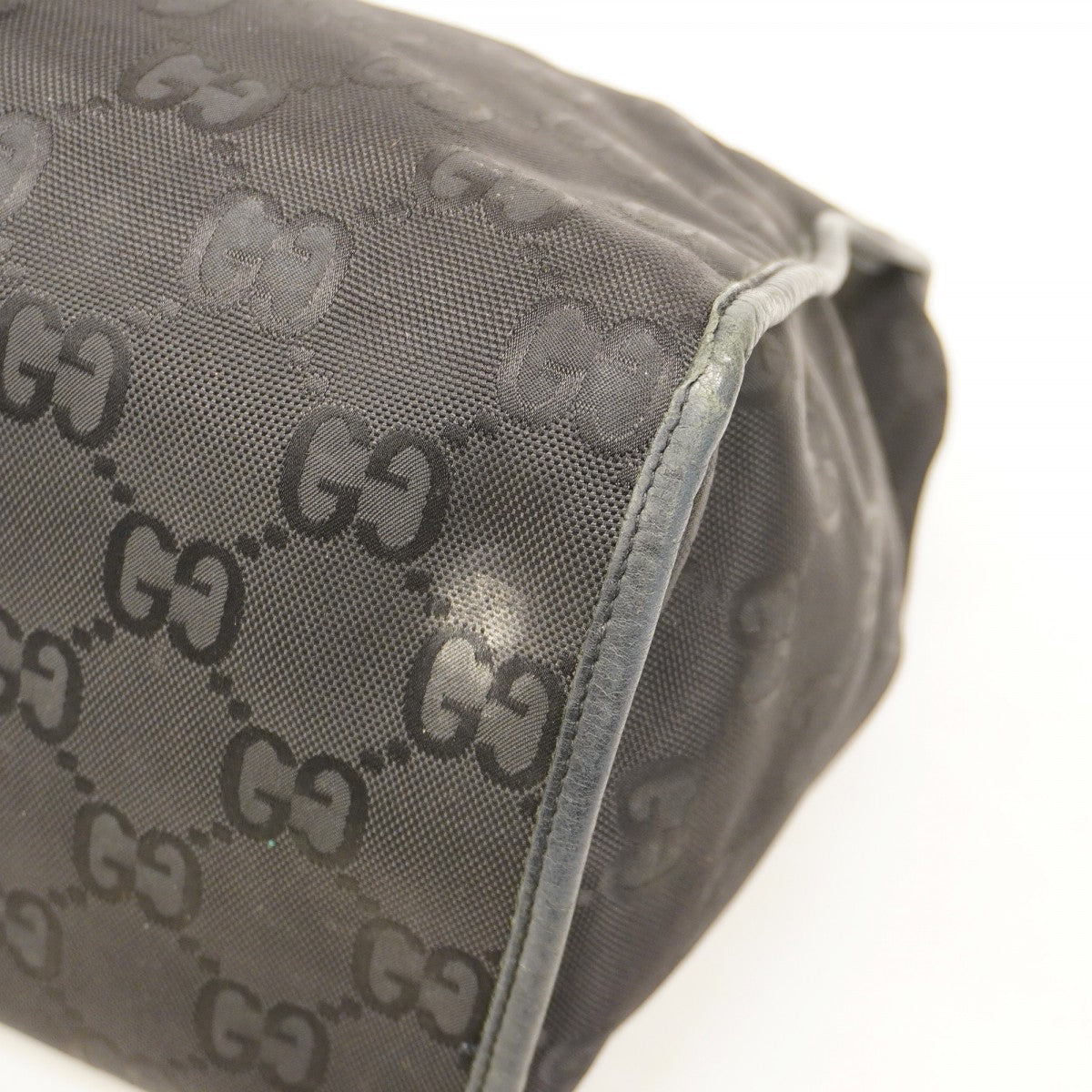 【5ia0316】グッチ トートバッグ オフザグリッド 630353 ナイロンキャンバス レザー ブラック シルバー金具【中古】メンズ