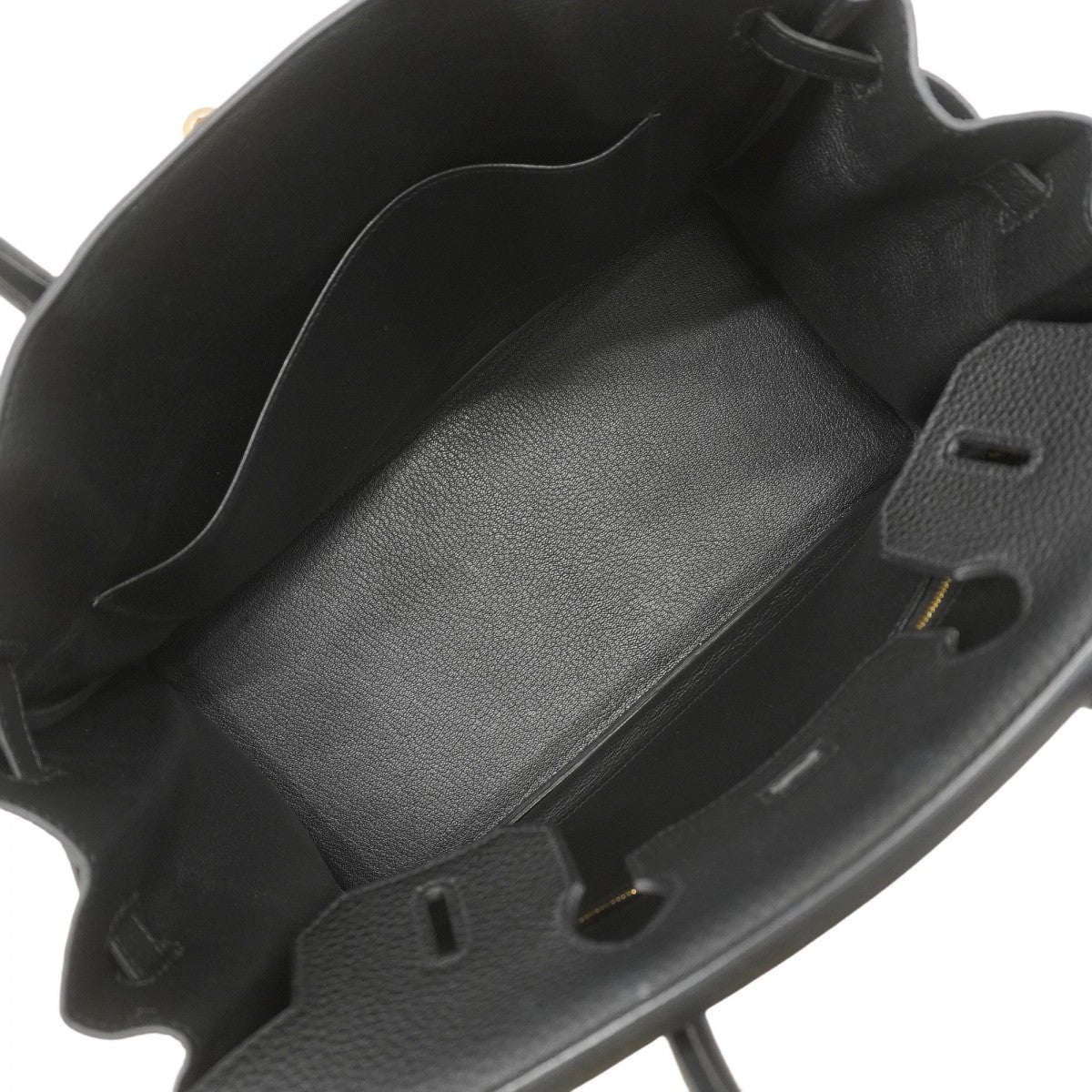 【5ia0949-g-h】エルメス ハンドバッグ バーキン30 トゴ ブラック ピンクゴールド金具 Y刻印【中古】レディース