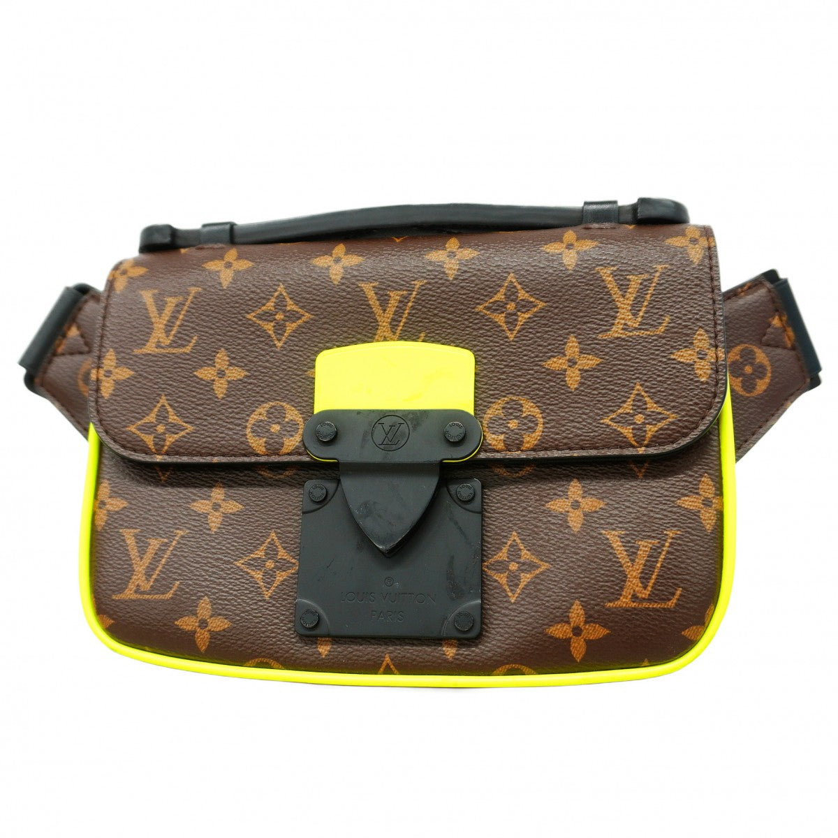 ヴィジョネアLOUIS VUITTON100周年クラッチケース中身完品 5ia0961-h】ルイヴィトン ウエストバッグ モノグラム Sロック