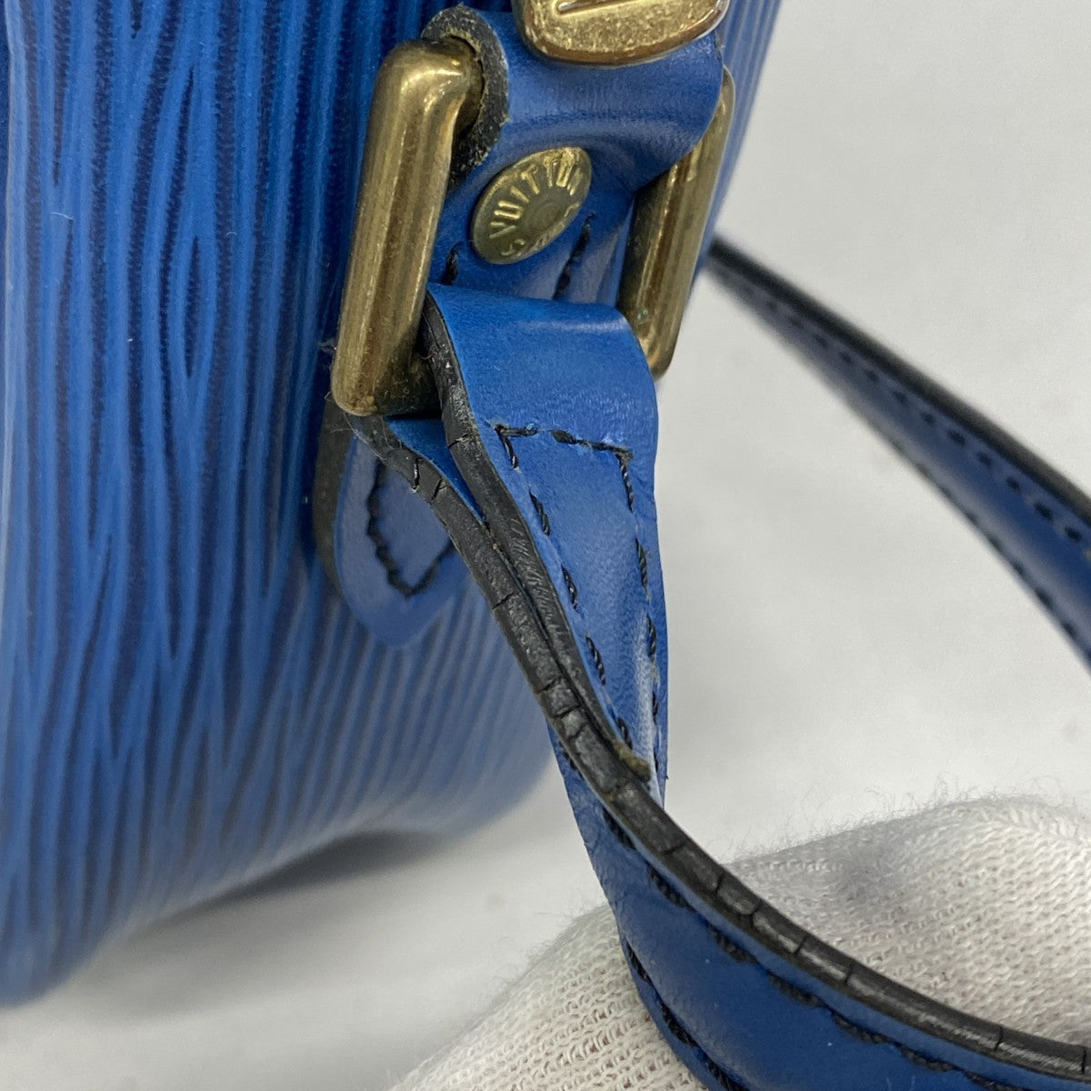 【5ia1021-h】ルイヴィトン ショルダーバッグ エピ トロカデロ24 M52315 トレドブルー【中古】レディース