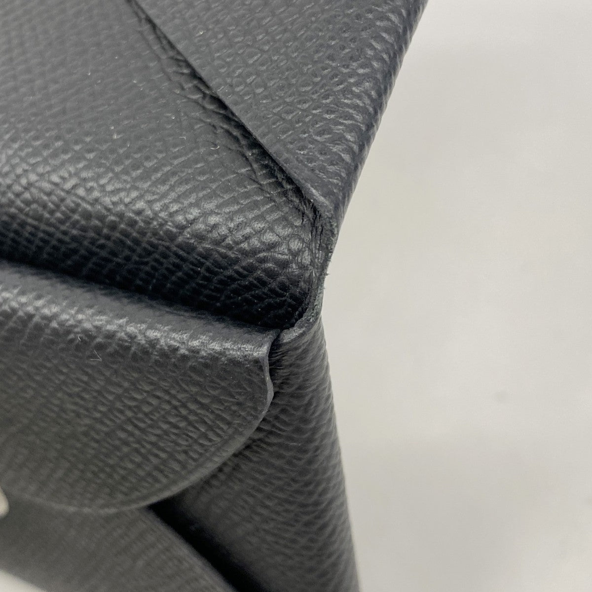 【5ib1338】エルメス カードケース カルヴィデュオ ヴォーエプソン ブラック シルバー金具 W刻印【中古】メンズ レディース ユニセックス