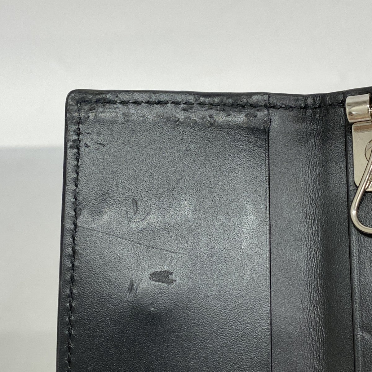 【5ib1949】グッチ キーケース グッチシマ 779824 レザー ブラック シルバー金具【中古】メンズ レディース ユニセックス