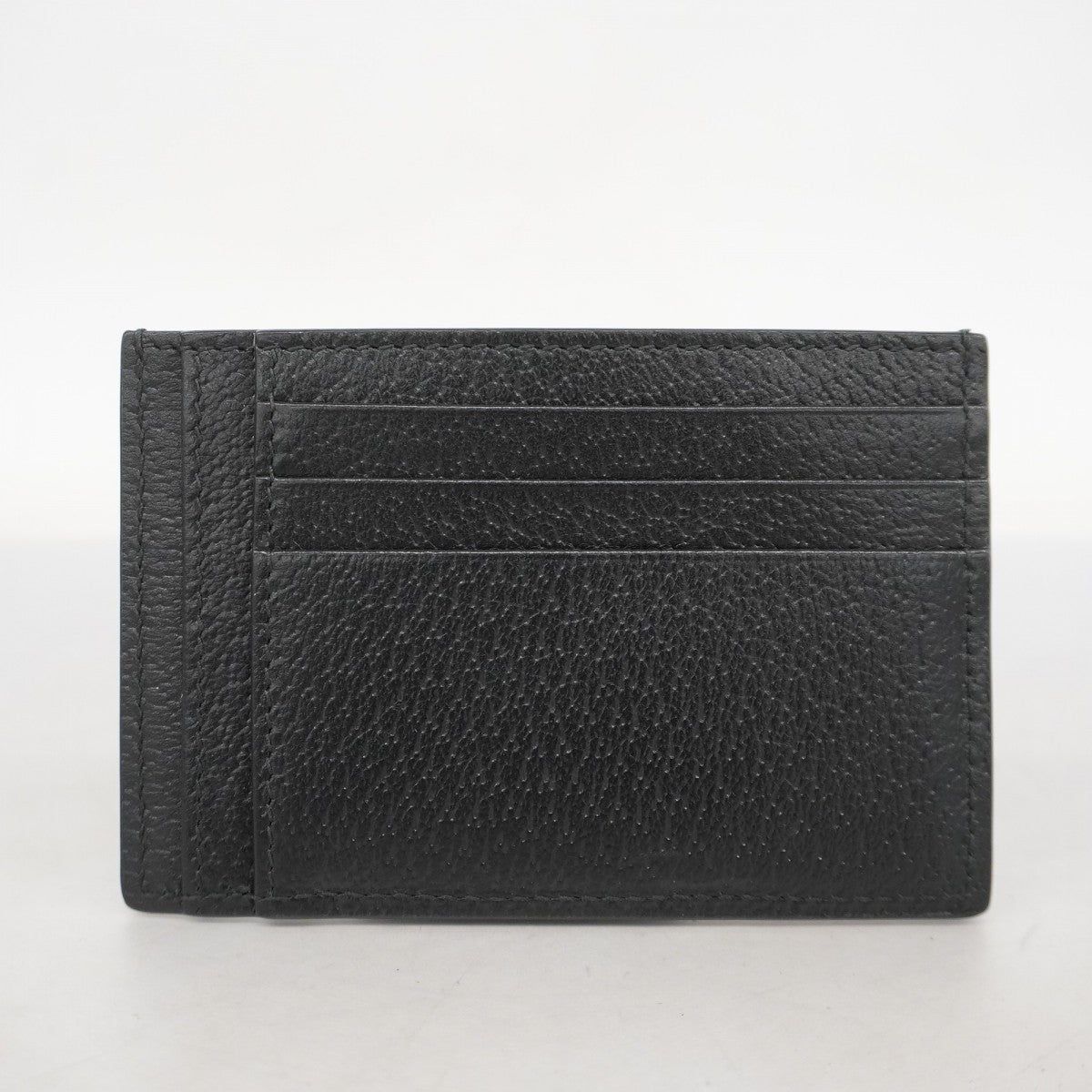 【5ib2415】グッチ カードケース 722734 レザー ブラック【中古】メンズ