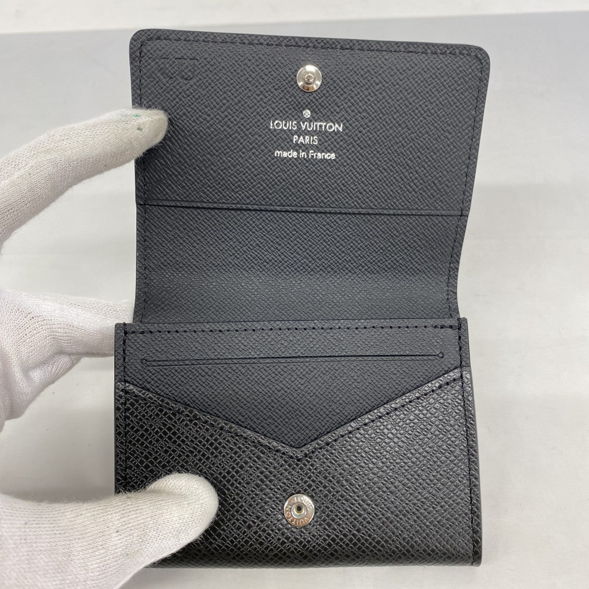 【5ic2912】ルイヴィトン 名刺入れ タイガ アンヴェロップカルトドゥヴィジットNM M64595 アルドワーズ【中古】メンズ