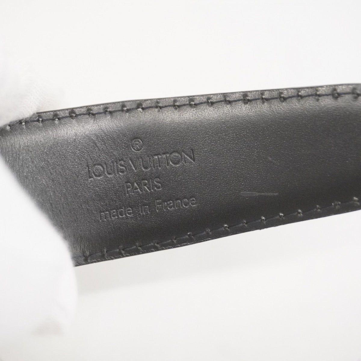 【5ic3000】ルイヴィトン ベルト タイガ サンチュールクラシック M6842U アルドワーズ【中古】メンズ