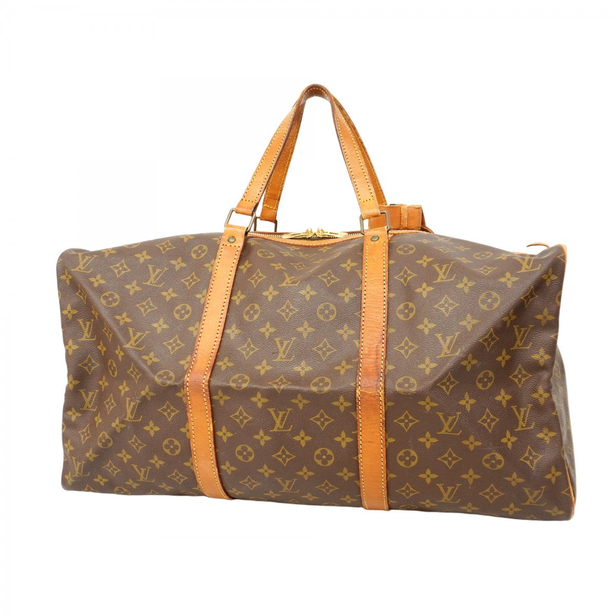 Louis Vuitton ハンドバッグ ブラウン キーポル LOUIS VUITTON ルイヴィトン ショルダーバッグ