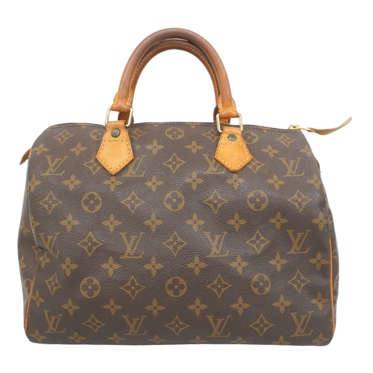 LOUIS VUITTON ハンドバッグ モノグラム スピーディ30 ブラウン LOUIS VUITTON オールドスピーディ30モノグラムボストン