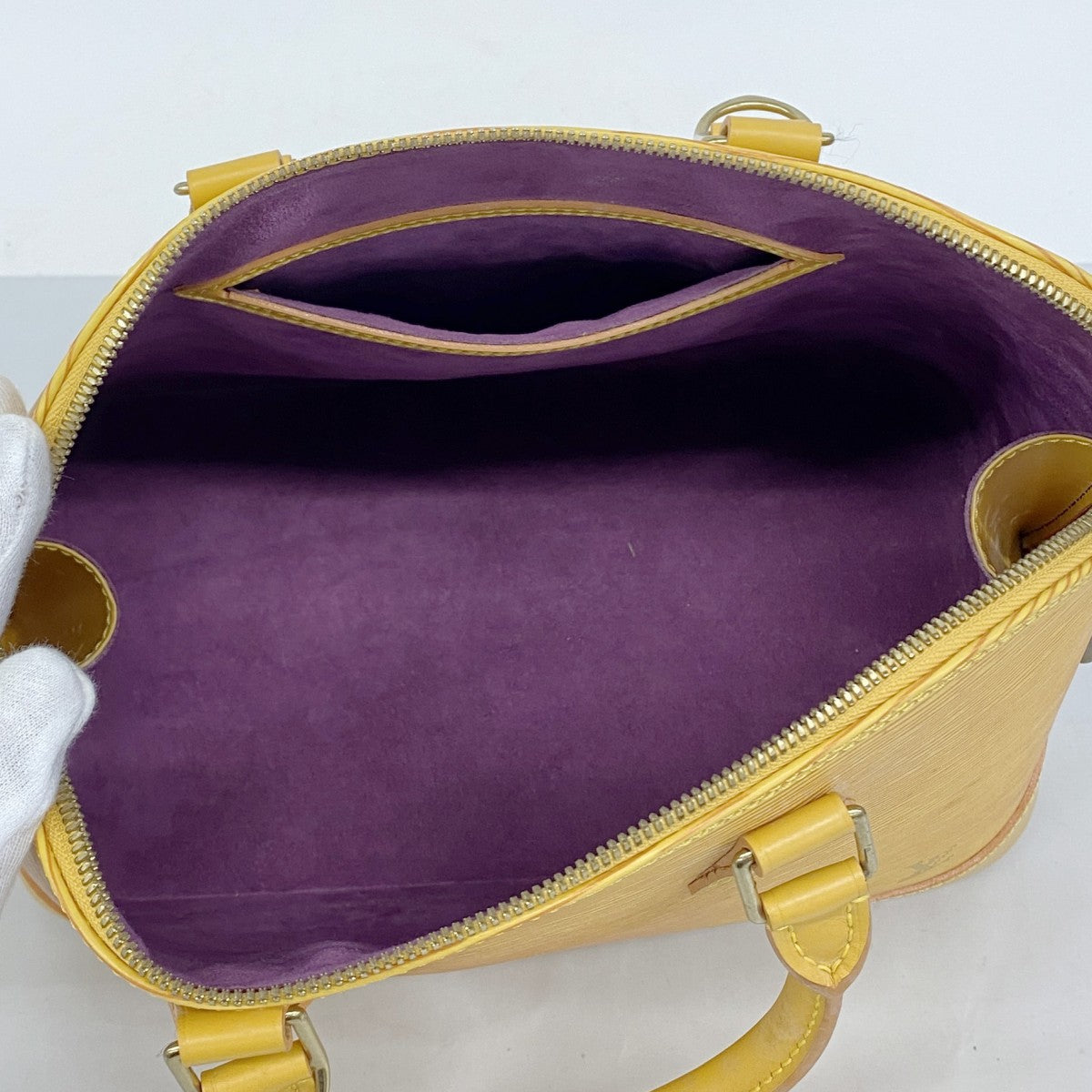 【5ic3643】ルイヴィトン ハンドバッグ エピ アルマ M52149 ジョーヌ【中古】レディース