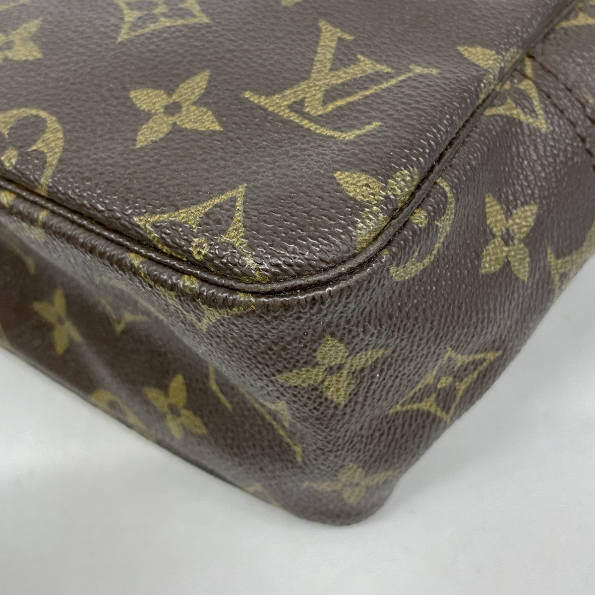 【5ic3644】ルイヴィトン ポーチ モノグラム トゥルーストワレット28 M47522 ブラウン【中古】レディース