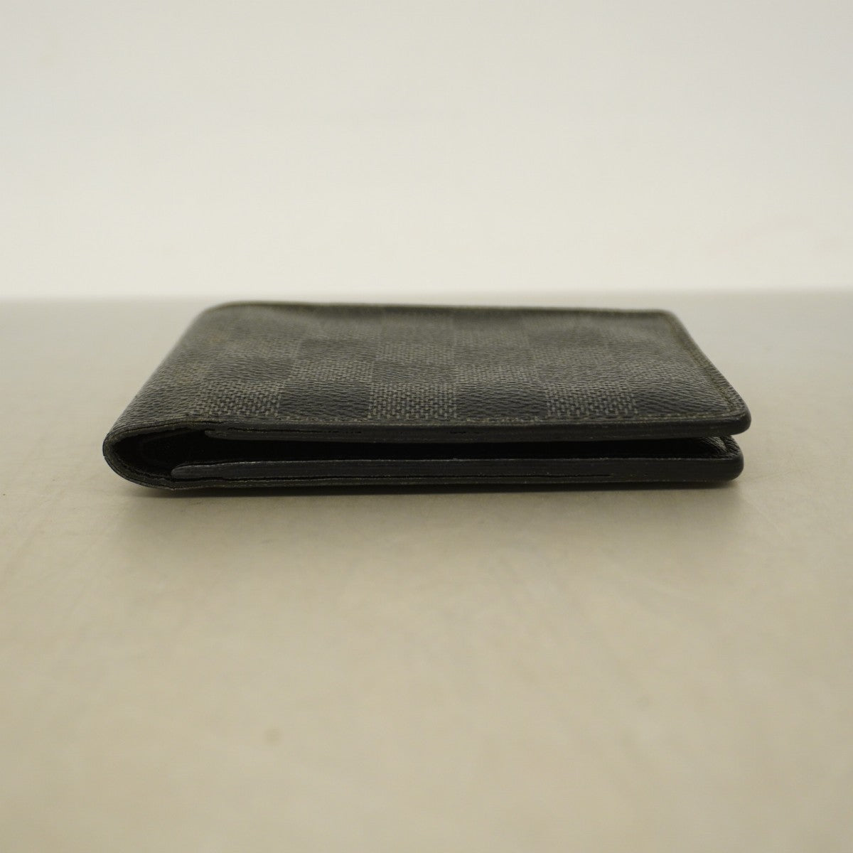【5ic3645】ルイヴィトン 財布 ダミエ・グラフィット ポルトフォイユミュルティプル N62663 ブラック グレー【中古】メンズ
