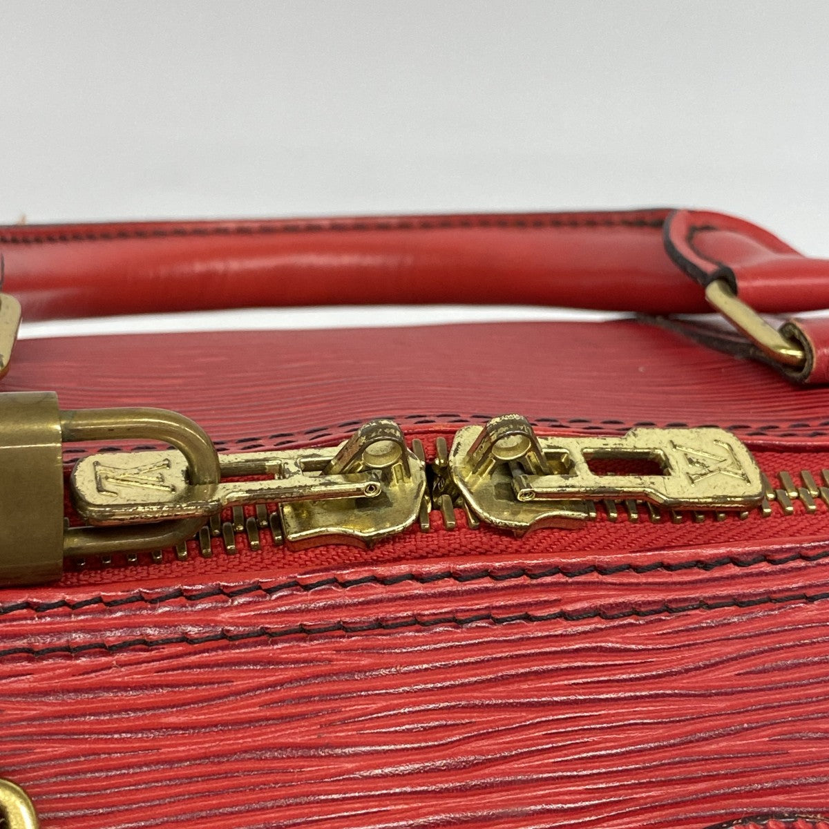 【5ic3727】ルイヴィトン ボストンバッグ エピ キーポル55 M42957 カスティリアンレッド【中古】メンズ レディース ユニセックス