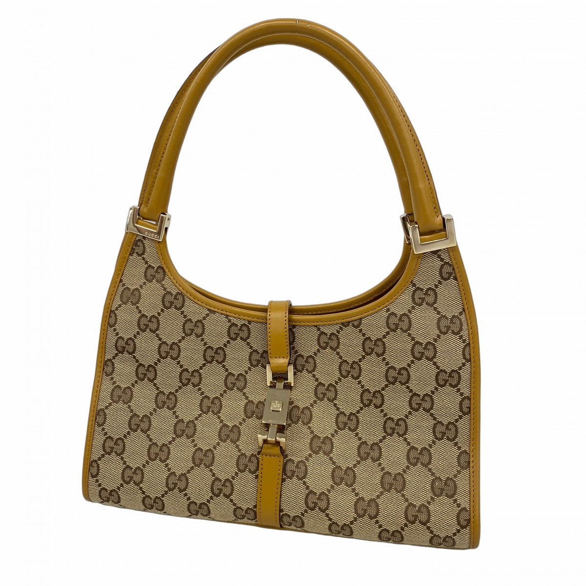 極美品◎ ハンドバッグ　GGキャンバス　ジャッキー　レザー　レッド×ブラウン 楽天市場】【グッチ】Gucci ジャッキー GGキャンバス ワン