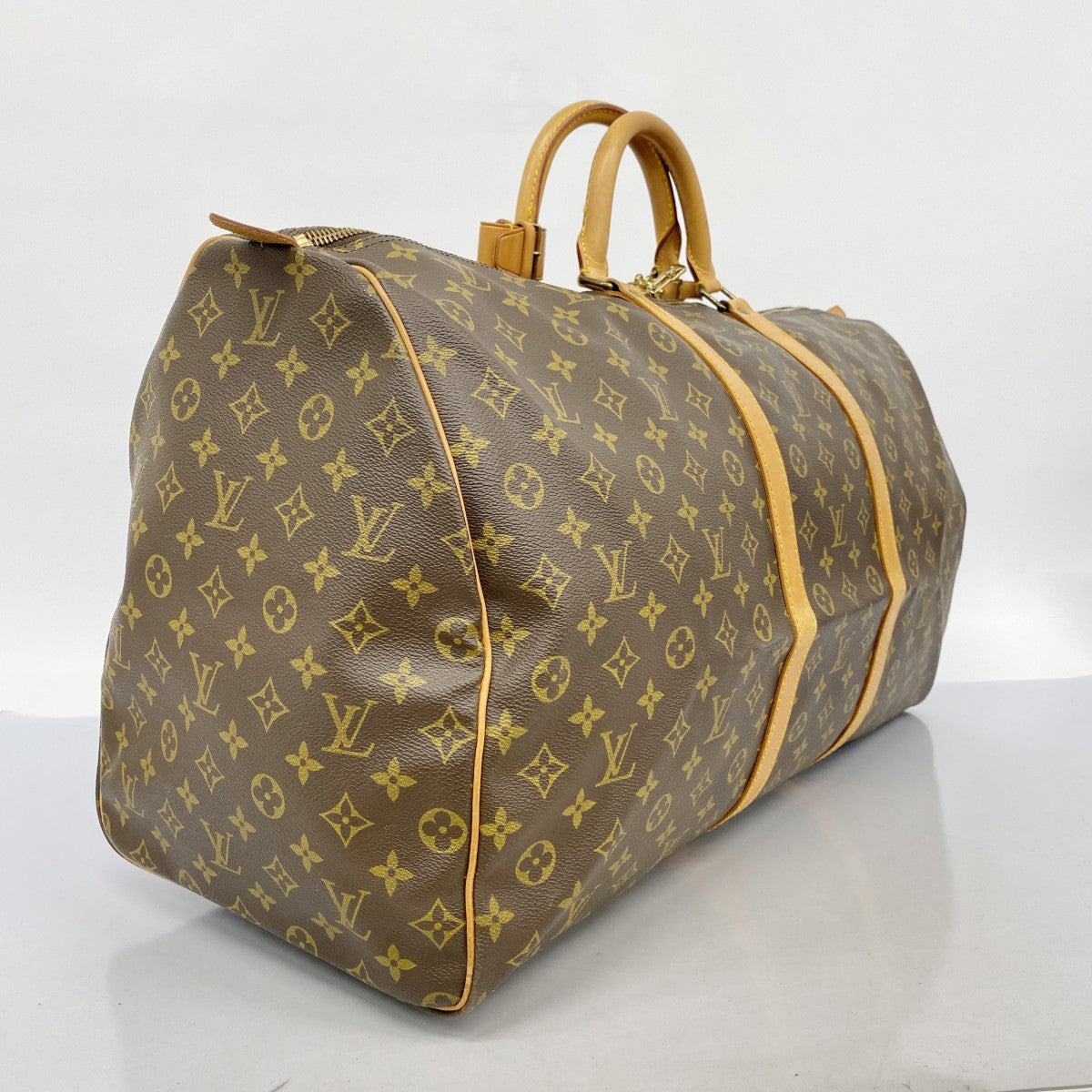 【5id4386】ルイヴィトン ボストンバッグ モノグラム キーポル60 M41422 ブラウン【中古】メンズ レディース ユニセックス