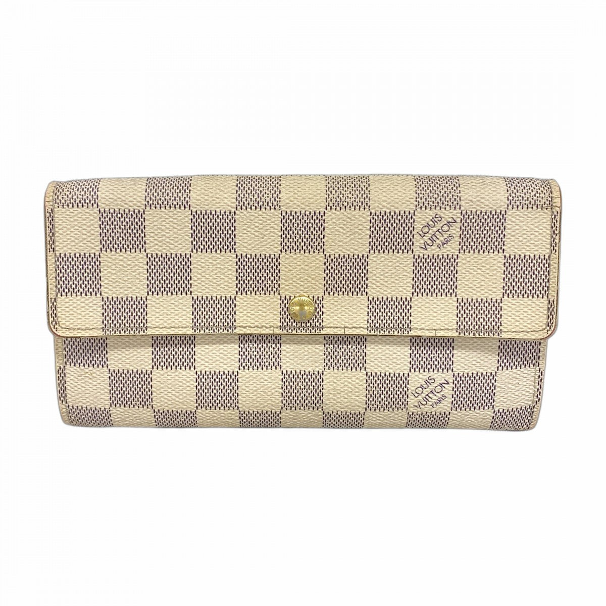 鑑定済 ルイヴィトン ポルトフォイユ サラ ダミエ アズール 5id4793-h】ルイヴィトン 長財布 ダミエ・アズール