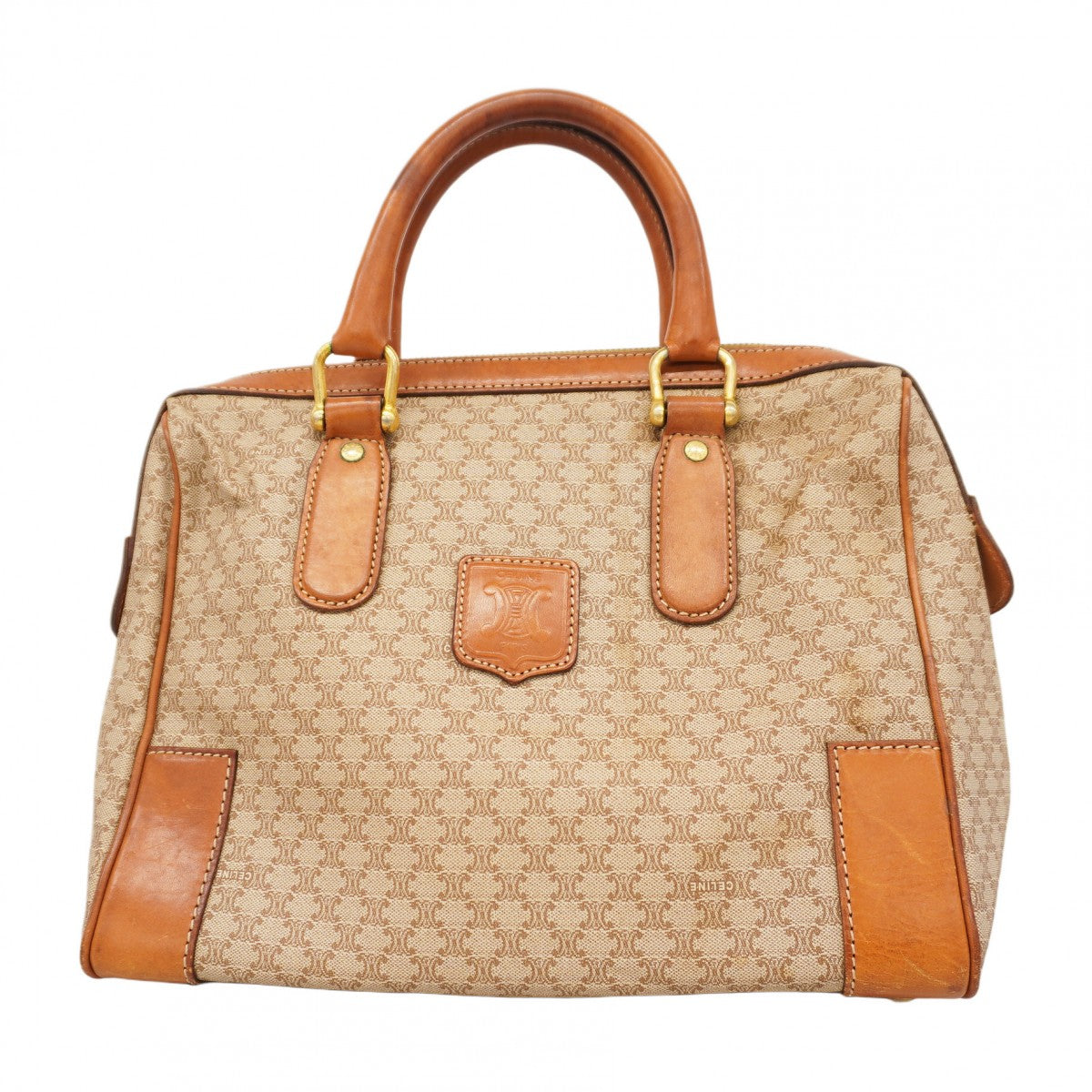 【美品】セリーヌ ハンドバッグ マカダム ゴールド金具 ロゴ レディース 茶 楽天市場】セリーヌ CELINE マカダム柄 2way ハンド ショルダー