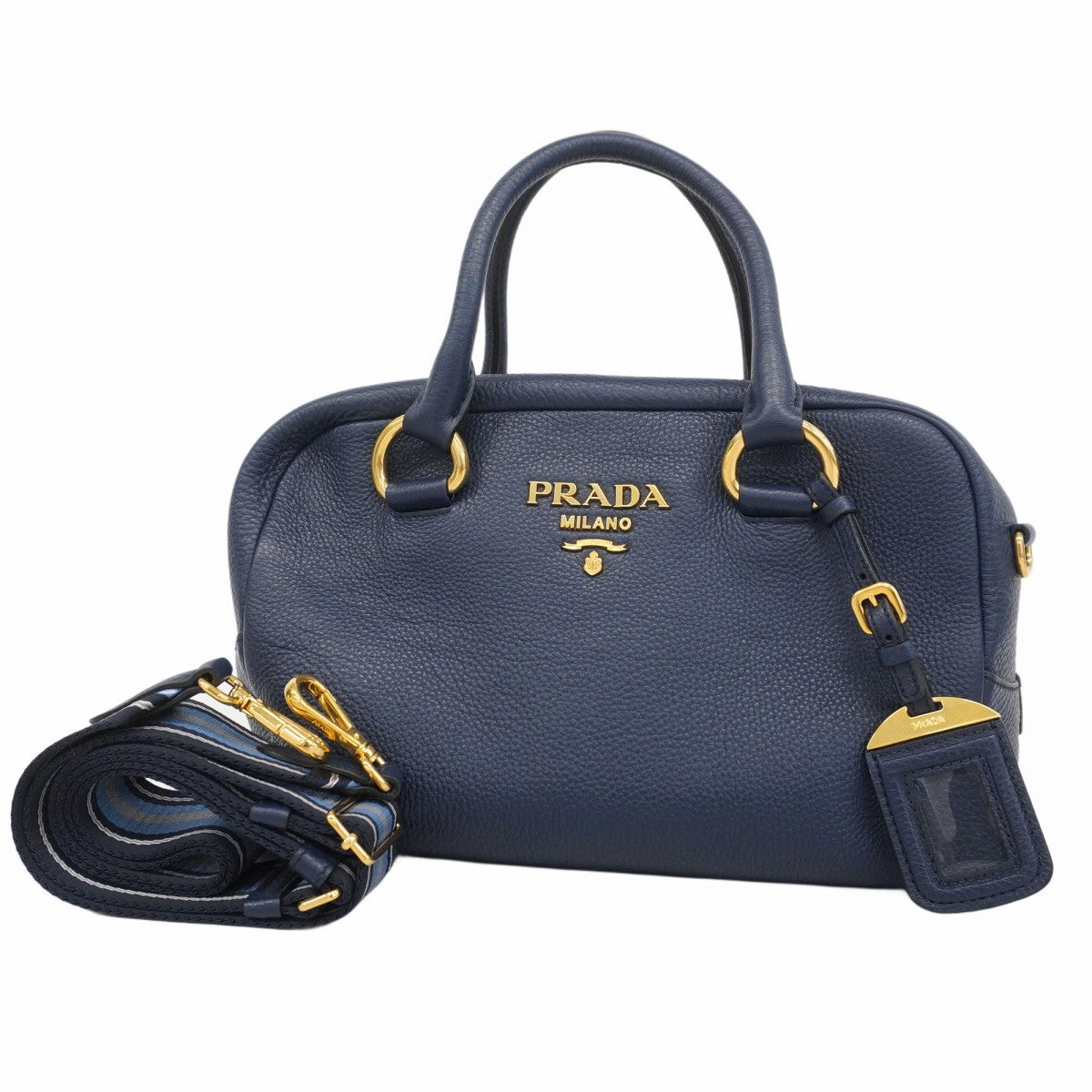 美品　プラダ オールレザー 2WAY ハンドバッグ レディース ゴールド金具 PRADA】プラダ 2WAYバッグ BN1903 ハンドバッグ レディース 本革