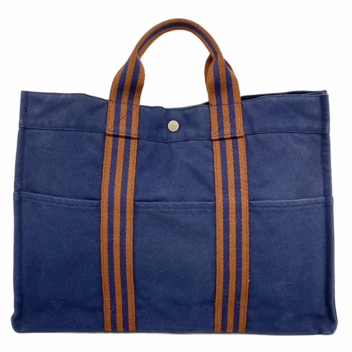 HERMES エルメス フールトゥ MM ネイビー A4 HERMES エルメス フールトゥMM ハンドバッグ トートバッグ
