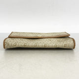 ★SALE【5ie5728】クリスチャンディオール ショルダーバッグ ハニカム PVC ベージュ ブラウン ゴールド金具【中古】レディース