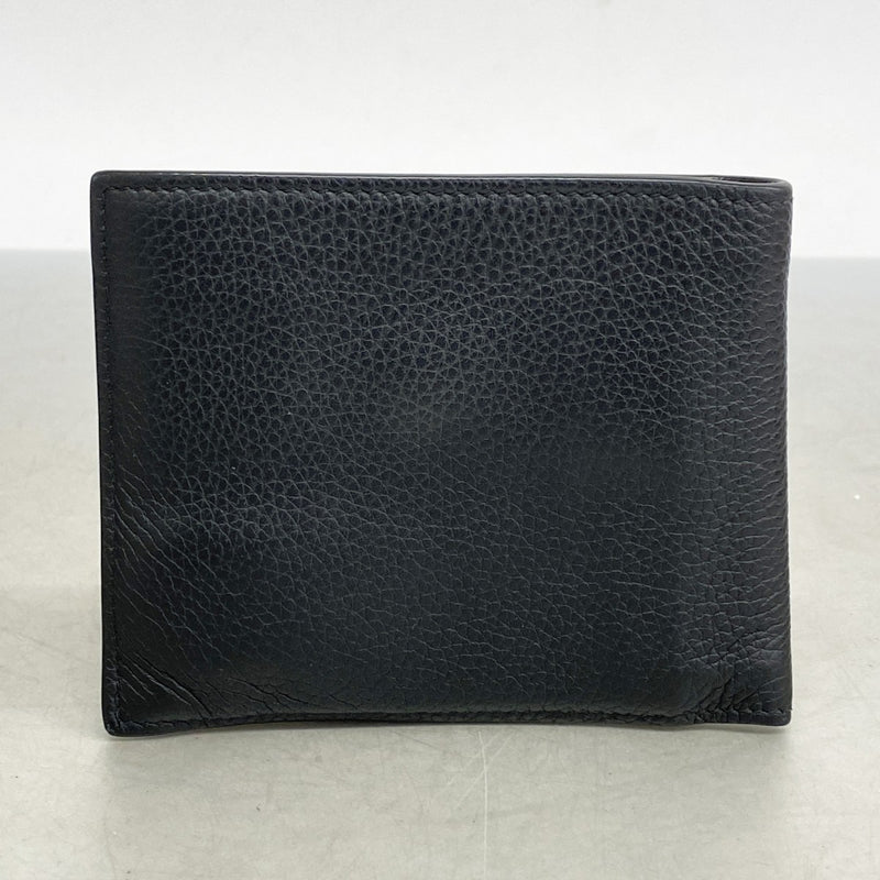 ★最終価格【5ie5757】クリスチャンディオール 財布 CDアイコン レザー ブラック シルバー金具【中古】メンズ