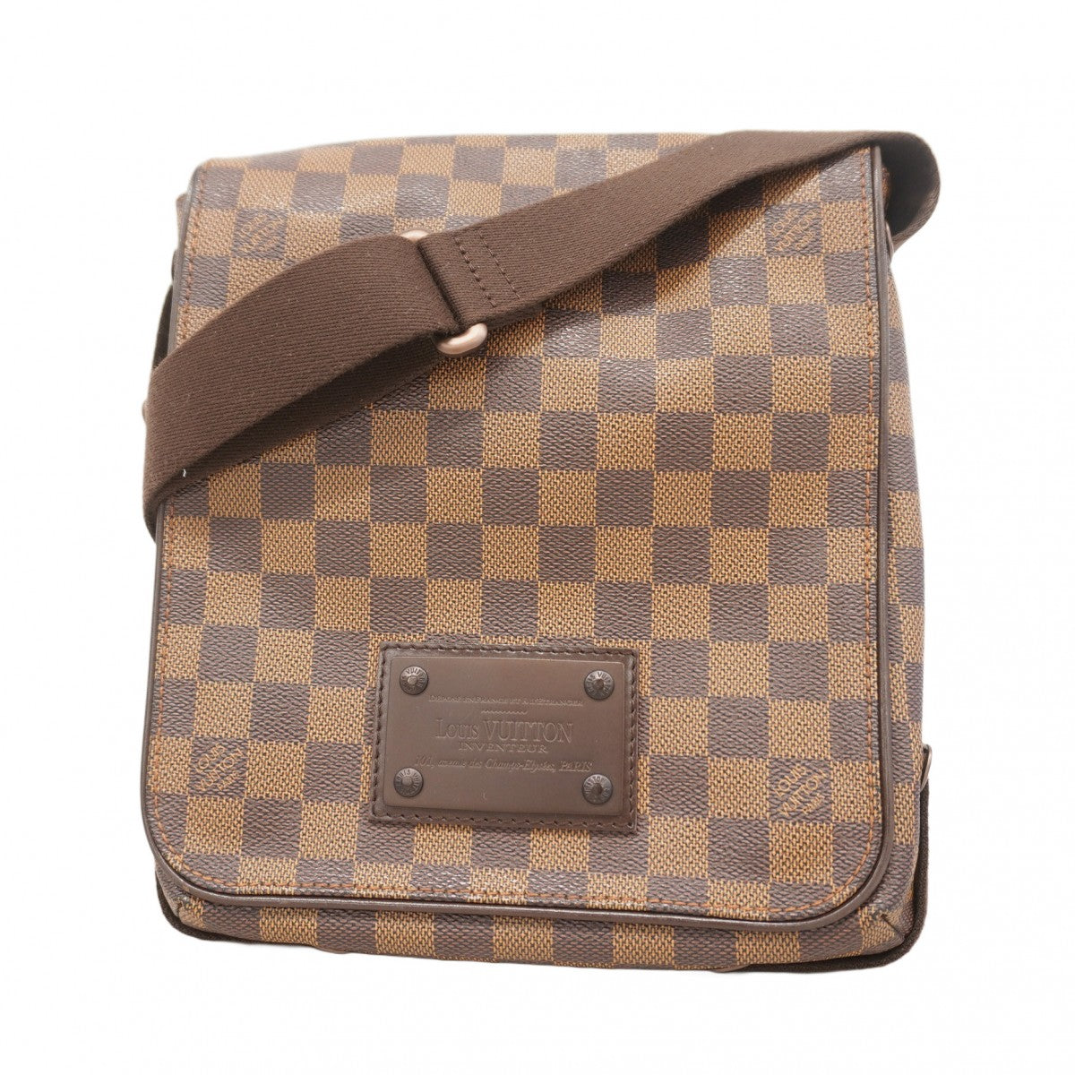 ルイヴィトン ダミエ エベヌ ブルックリン MM ショルダーバッグ LOUIS VUITTON ルイヴィトン ポシェット・プラット